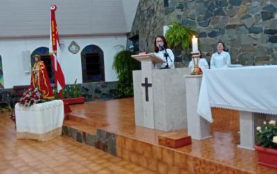 Fiéis participam da segunda noite de Tríduo em honra ao Senhor Bom Jesus na Comunidade de Campo Mendes 